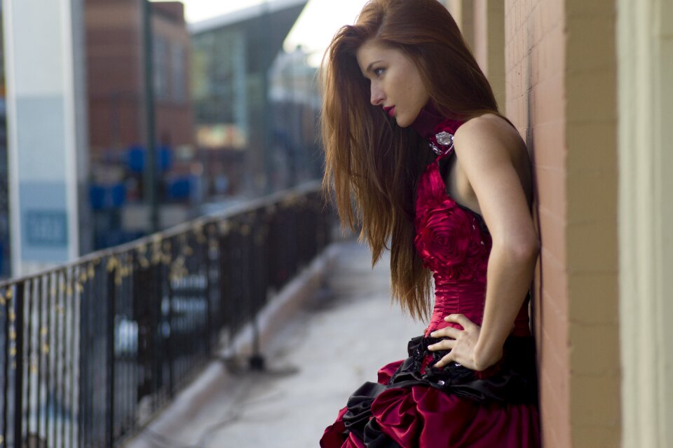 Woman girl portrait