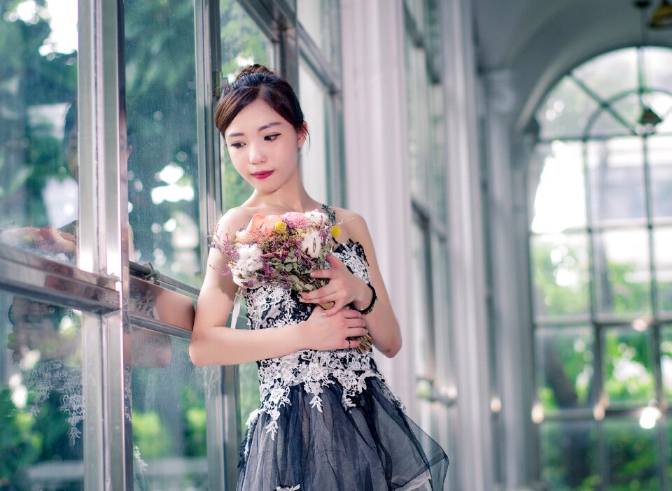Bride wedding dress woman
