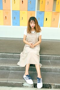 Woman girl portrait