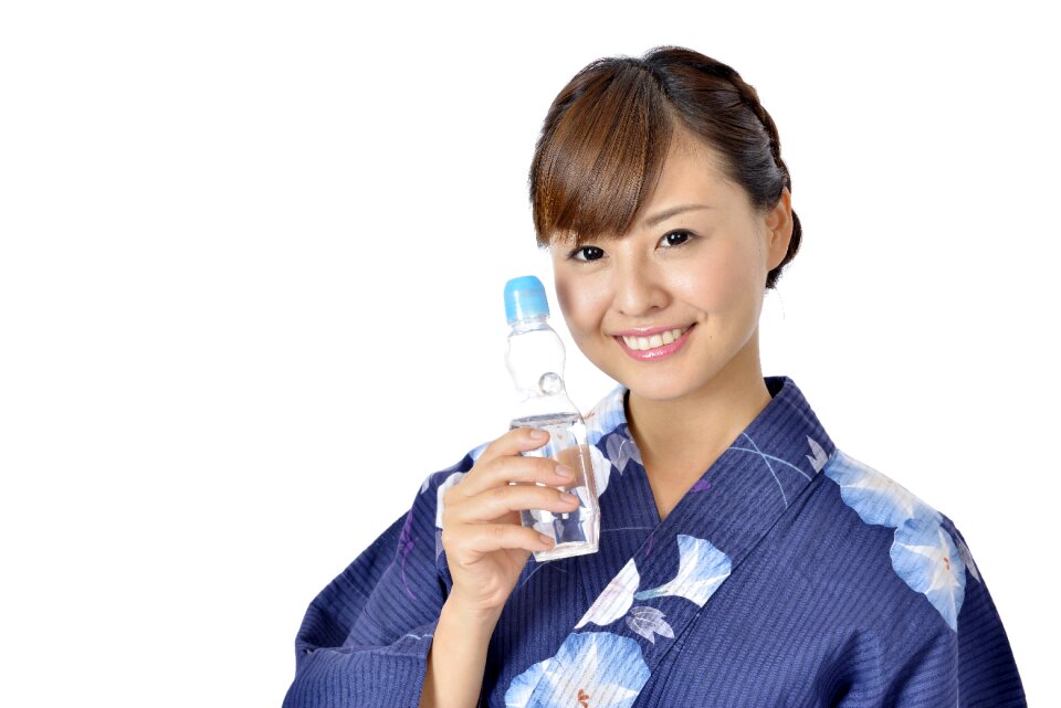 Woman girl portrait yukata