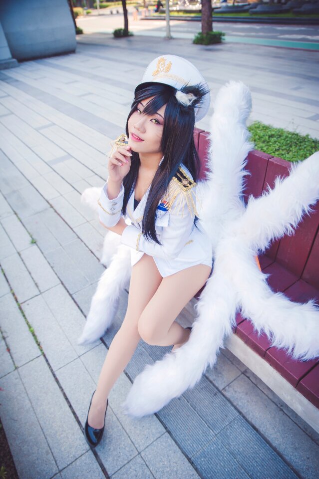 Cosplay ahri lol photo