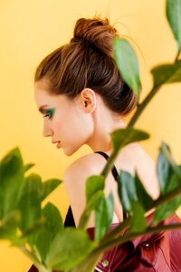 Woman girl portrait