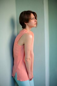 Woman girl portrait