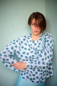 Woman girl portrait