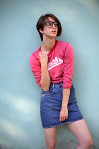 Woman girl portrait