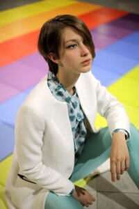 Woman girl portrait
