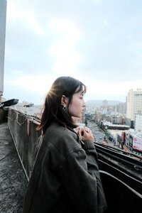 Woman girl portrait