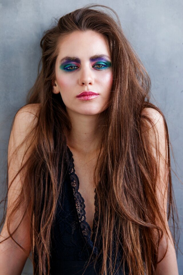Woman girl portrait