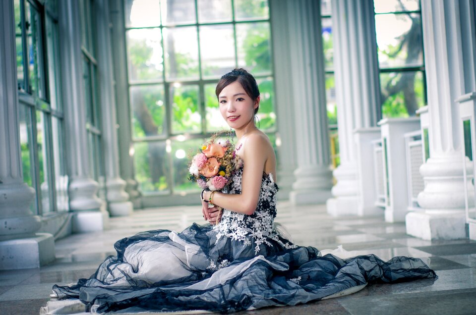 Bride wedding dress woman