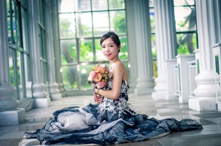 Bride wedding dress woman