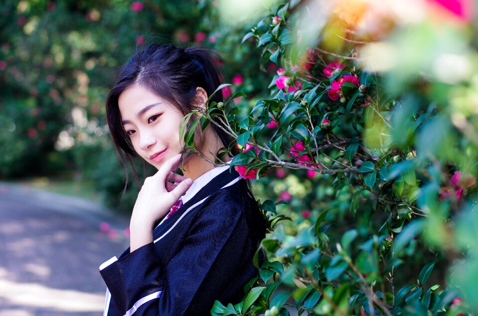 Woman girl college student