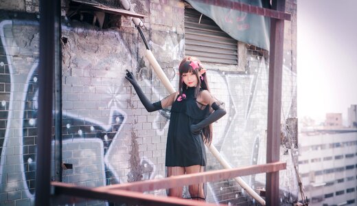 Cosplay woman girl portrait