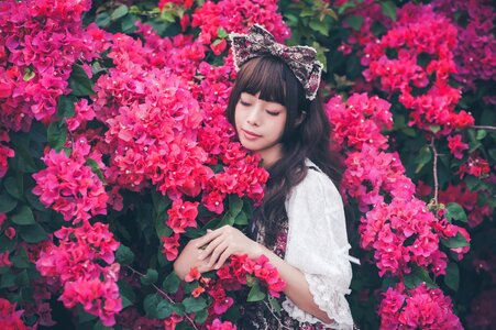 Woman girl lolita fashion