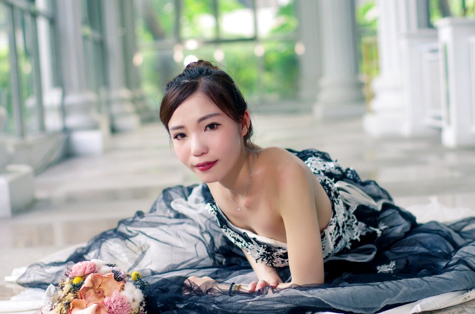 Bride wedding dress woman