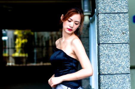 Woman girl portrait