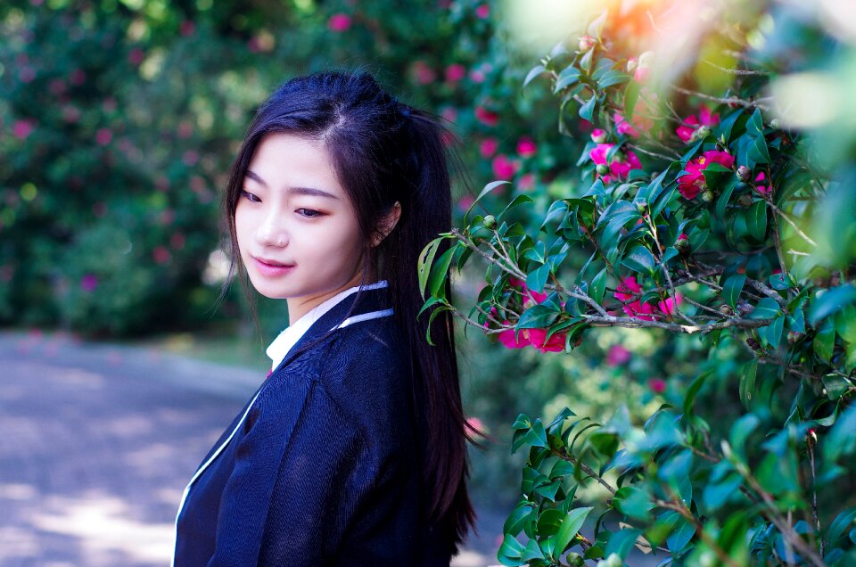 Woman girl college student