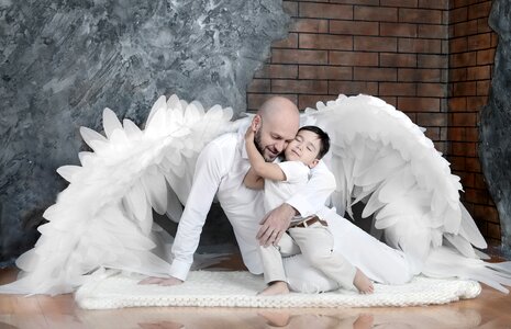 Angel father son