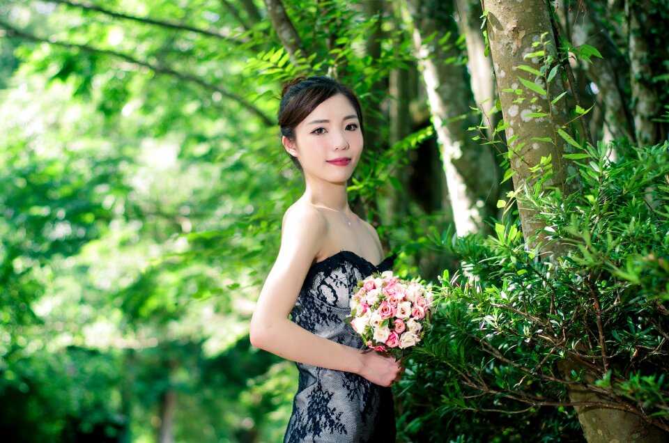 Bride wedding dress woman