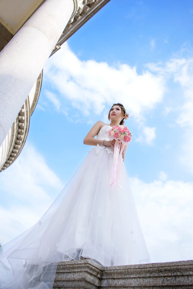 Bride wedding dress