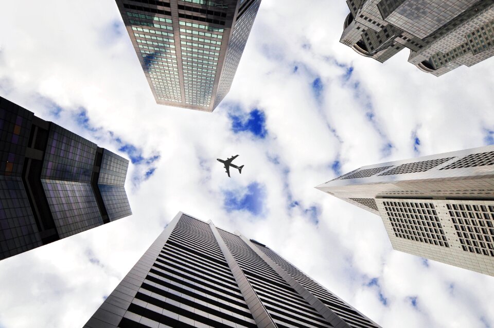 Buildings airplain