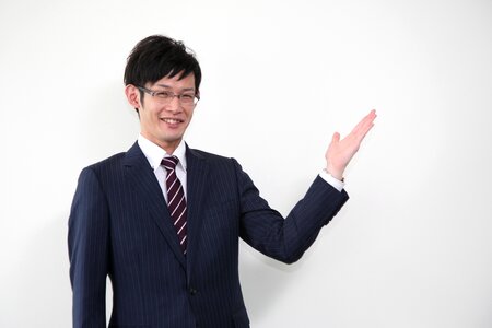 Business man guide