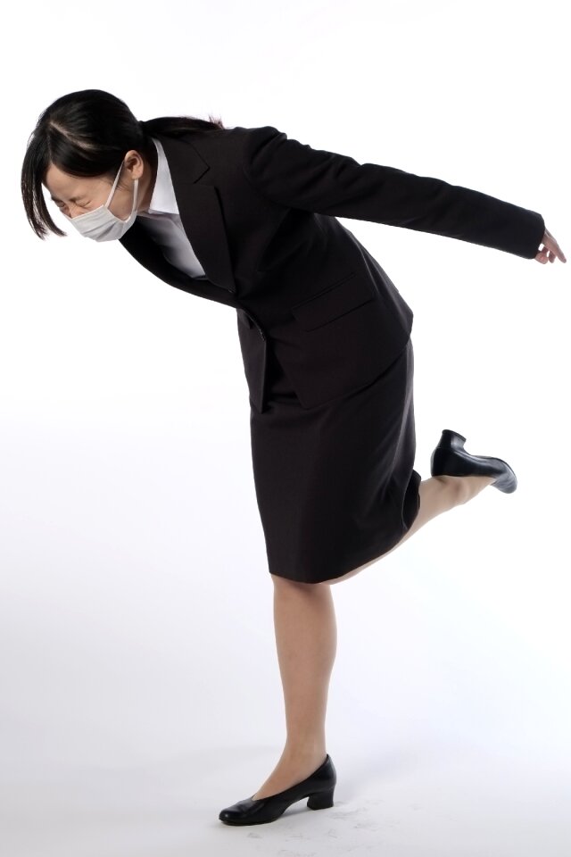 Businesswoman cold sneeze