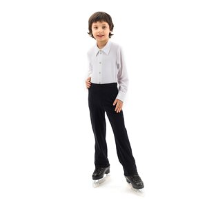 Child boy figure skating