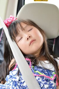 Child girl sleeping