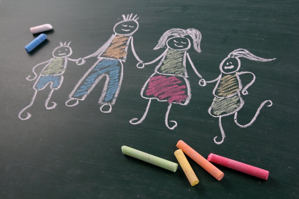Chalk blackboard family