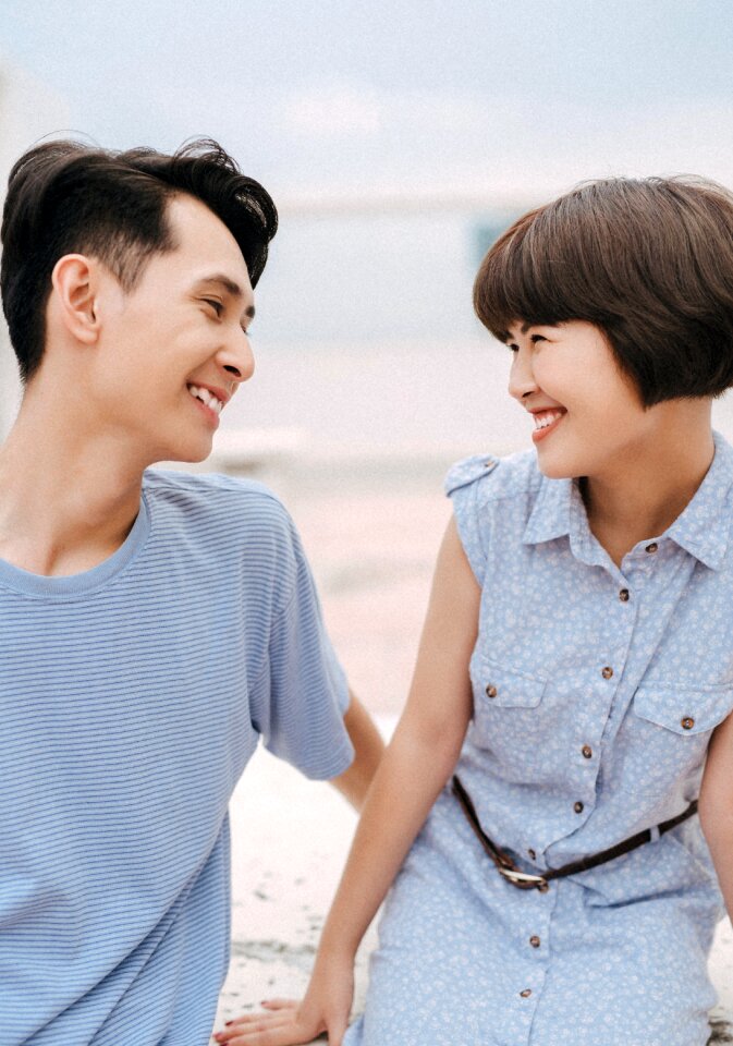 Couple lover laugh