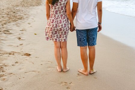 Couple beach