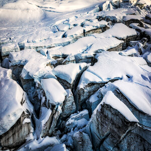 Crevasse glacier photo
