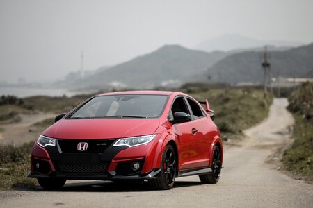 Honda civic type r car