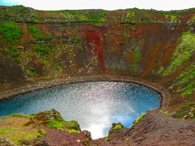 Kerith kerid crater lake