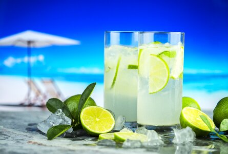 Lime juice drink