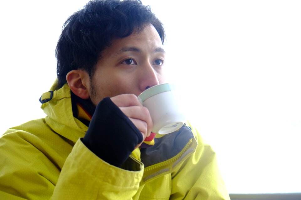 Man drinking