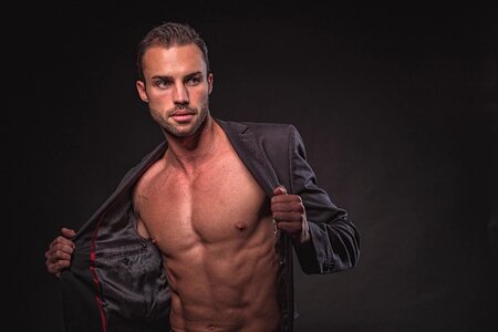 Man portrait jacket