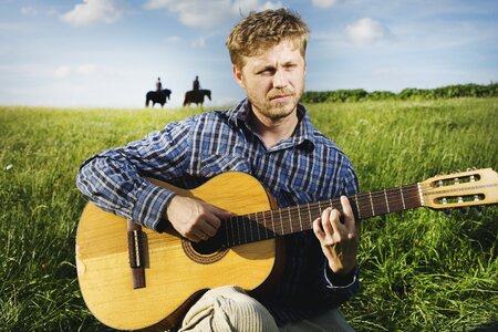 Man playing guitar