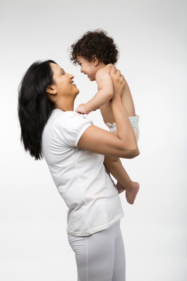 Mother son baby