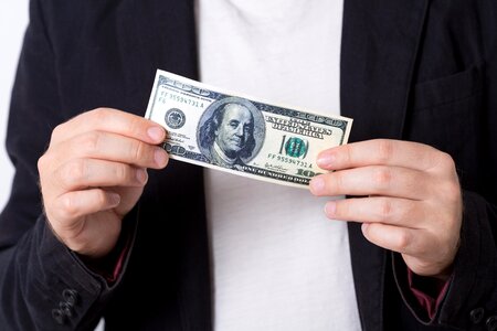 One hundred dollar bill