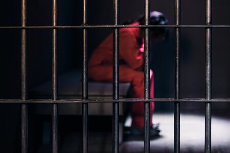 Prisoner prison cell