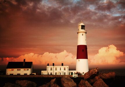 Portland lighthouse sunset