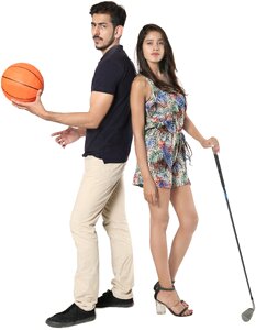 Sports couple