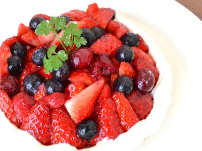 Strawberry cake sweet