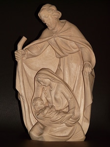 Christ wood carving wood photo