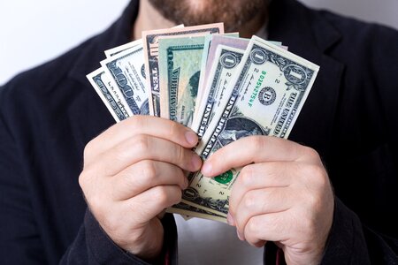 United states dollar bills