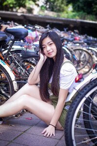 Woman girl college student