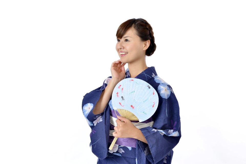 Woman girl yukata