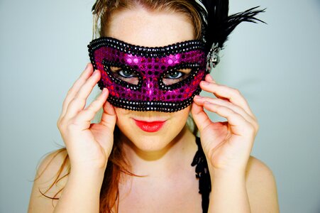 Woman mask photo