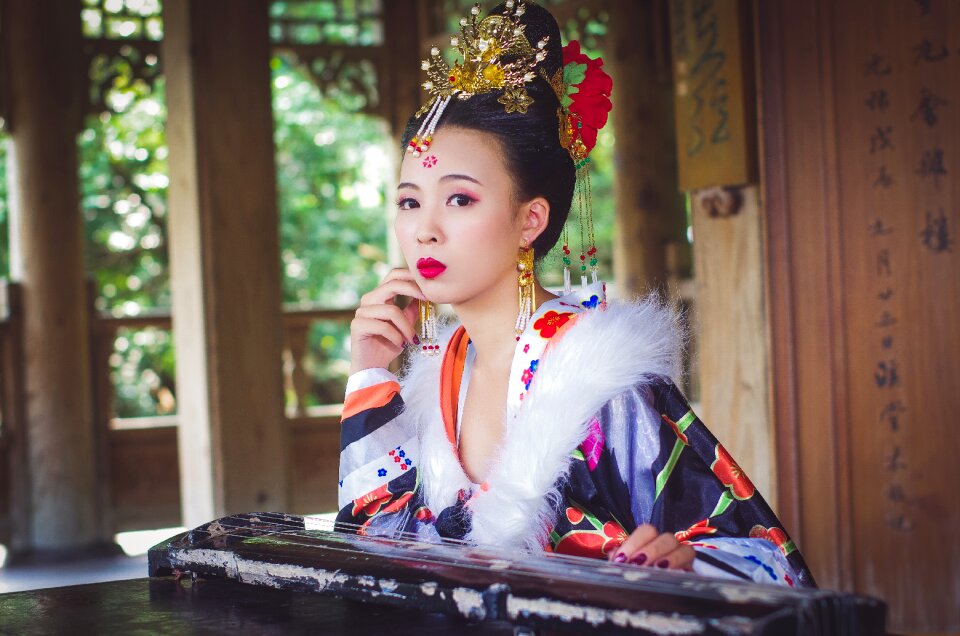Wu zetian cosplay girl